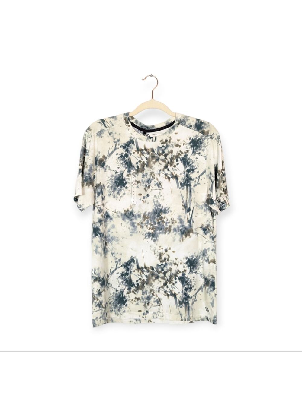 NWT VRST Men's Botanic Mineral Print Essential Short Sleeve Crewneck Tee Size S